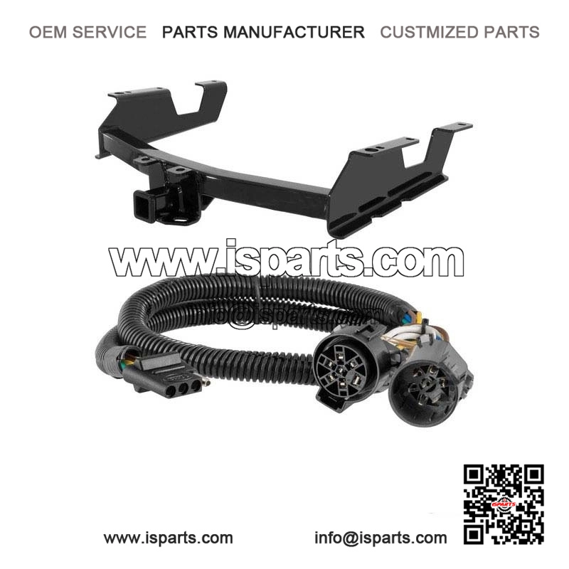 10K 2" Trailer Hitch for 2011-2014 GMC Sierra 3500HD ?C 8' Bed, 4-Pin Wiring, Standard Bumper