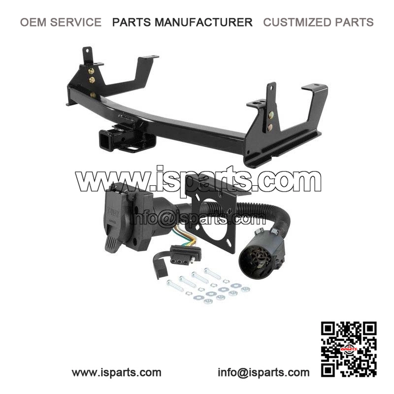 10K 2" Trailer Hitch for 2015-2019 GMC Sierra 2500HD ?C 8' Bed, 7-Pin Wiring, Standard Bumper
