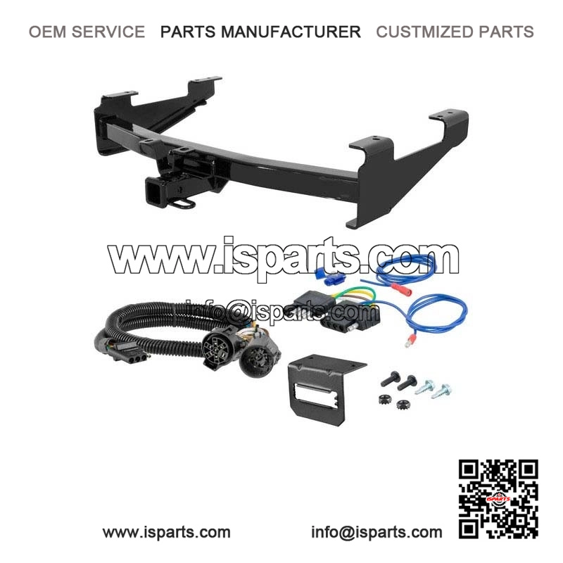 2" Trailer Hitch for 2001-2002 Silverado 2500HD - 5-Pin Wiring, Fits Standard Bumpers