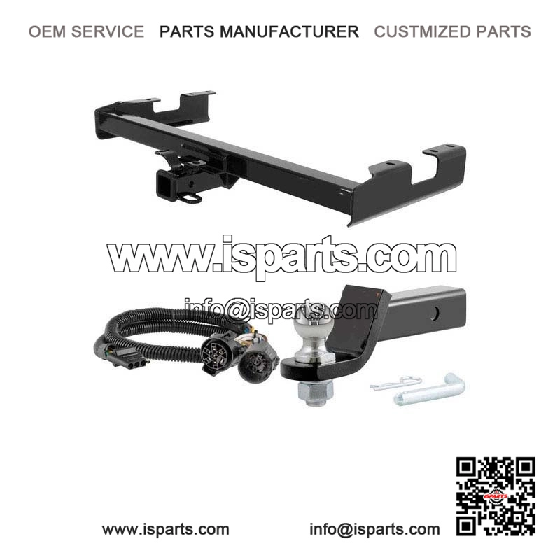 2003-2006 GMC Sierra 2500HD Trailer Hitch with 4-Pin Wiring ?C 178" Ball Mount ?C Fits 6' Bed ?C Brand