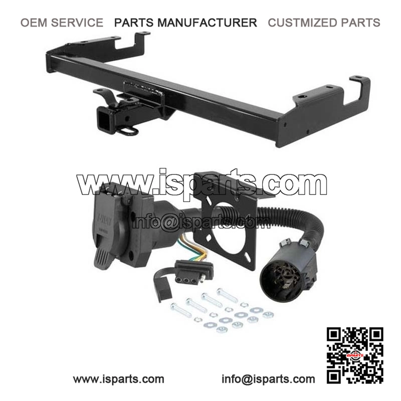2003-2006 GMC Sierra 2500HD Trailer Hitch with 7-Pin Wiring - 8' Bed - Standard Bumper - 10K Capacity - 2" Receiver