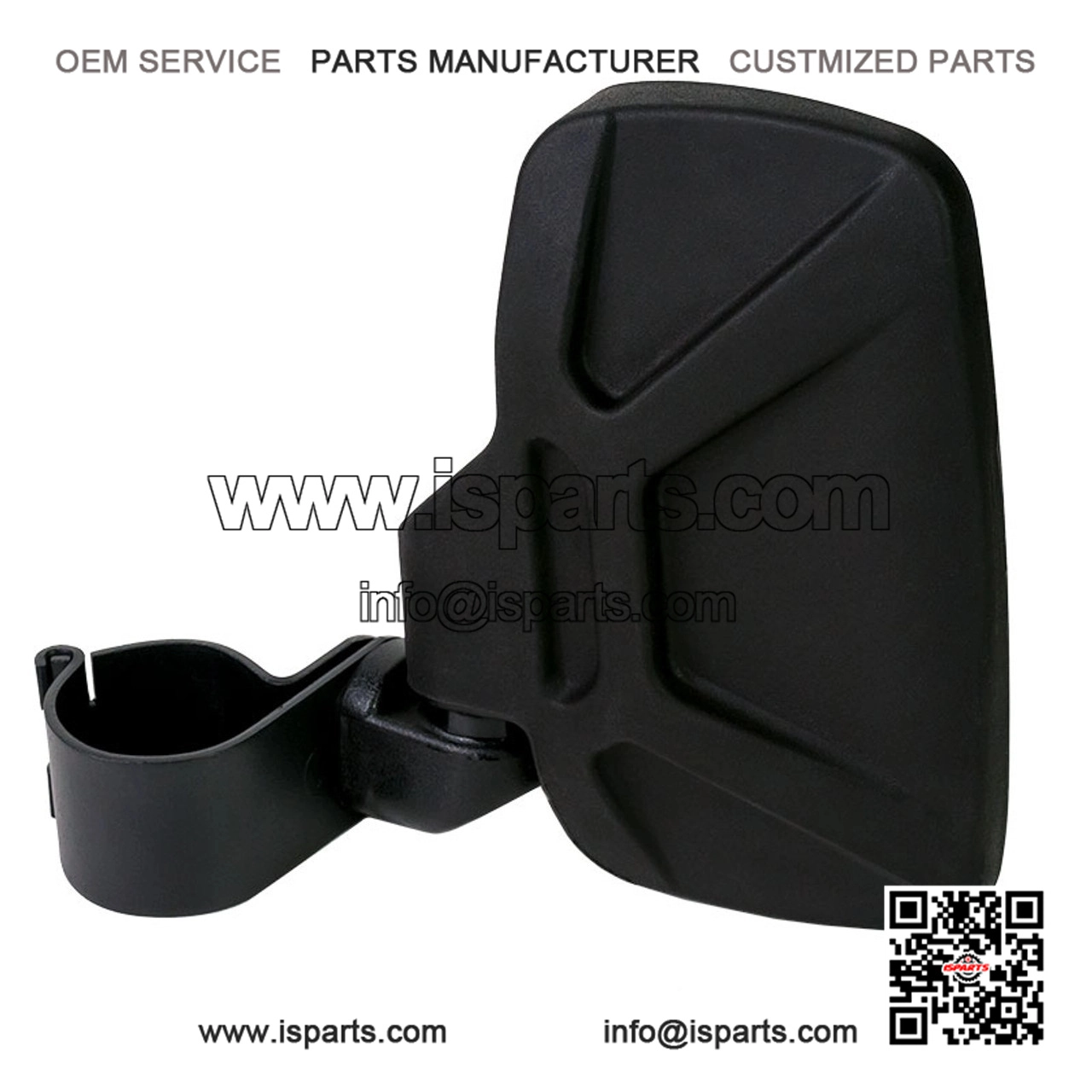 1.75-Inch Round Tube Side View Mirror (Pair) for Pioneer UTVs