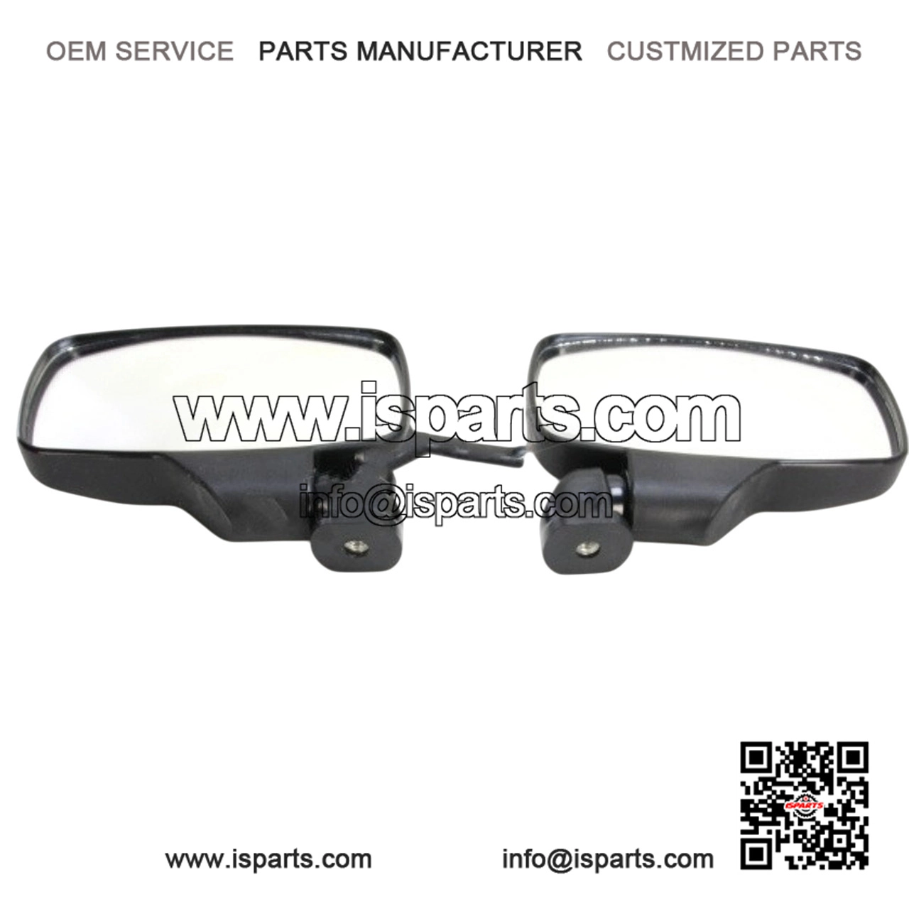 2" Sideview Mirrors Designed for Honda Pioneer/Talon