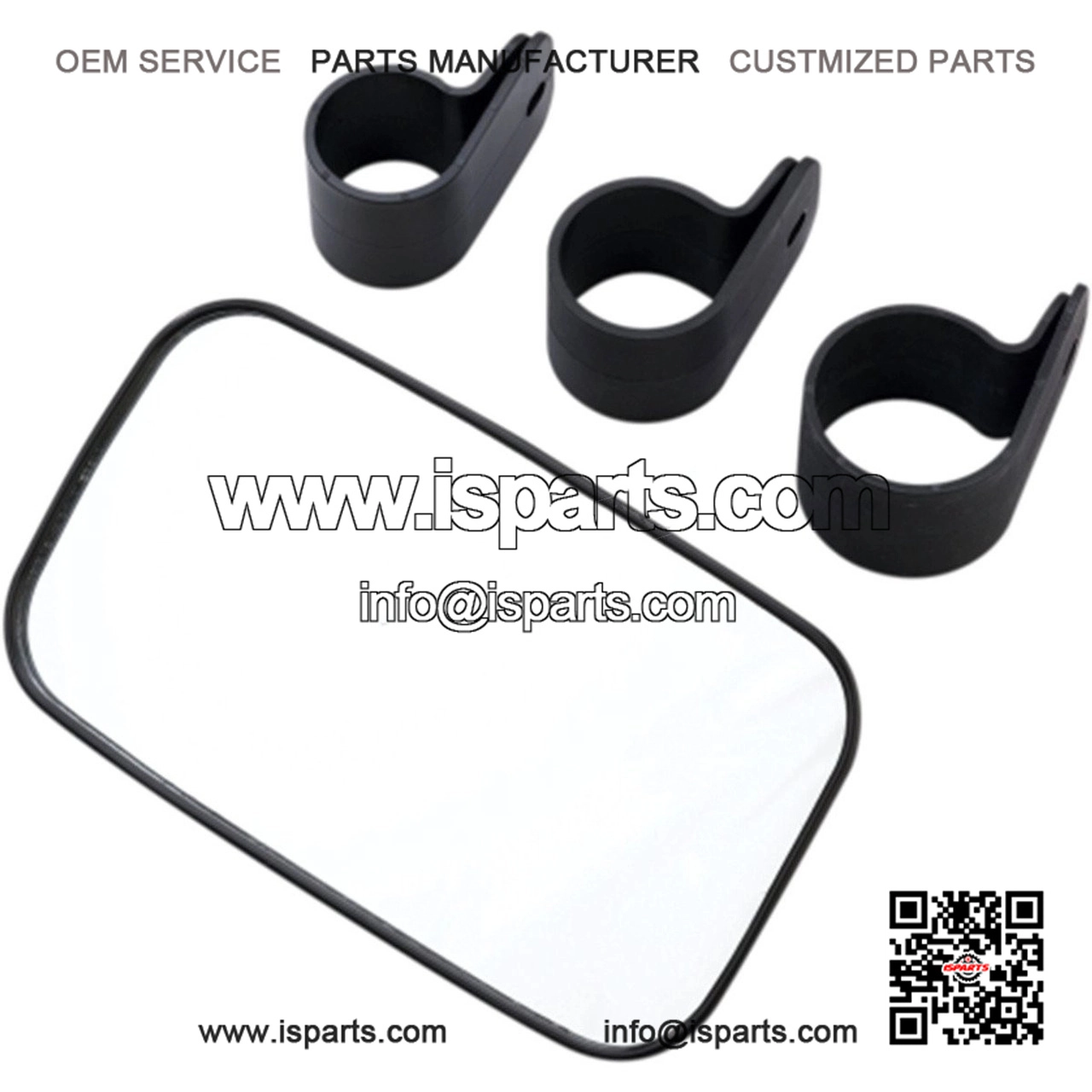 Rear & Side View UTV Mirror with Three Clamp Sizes for Can-Am