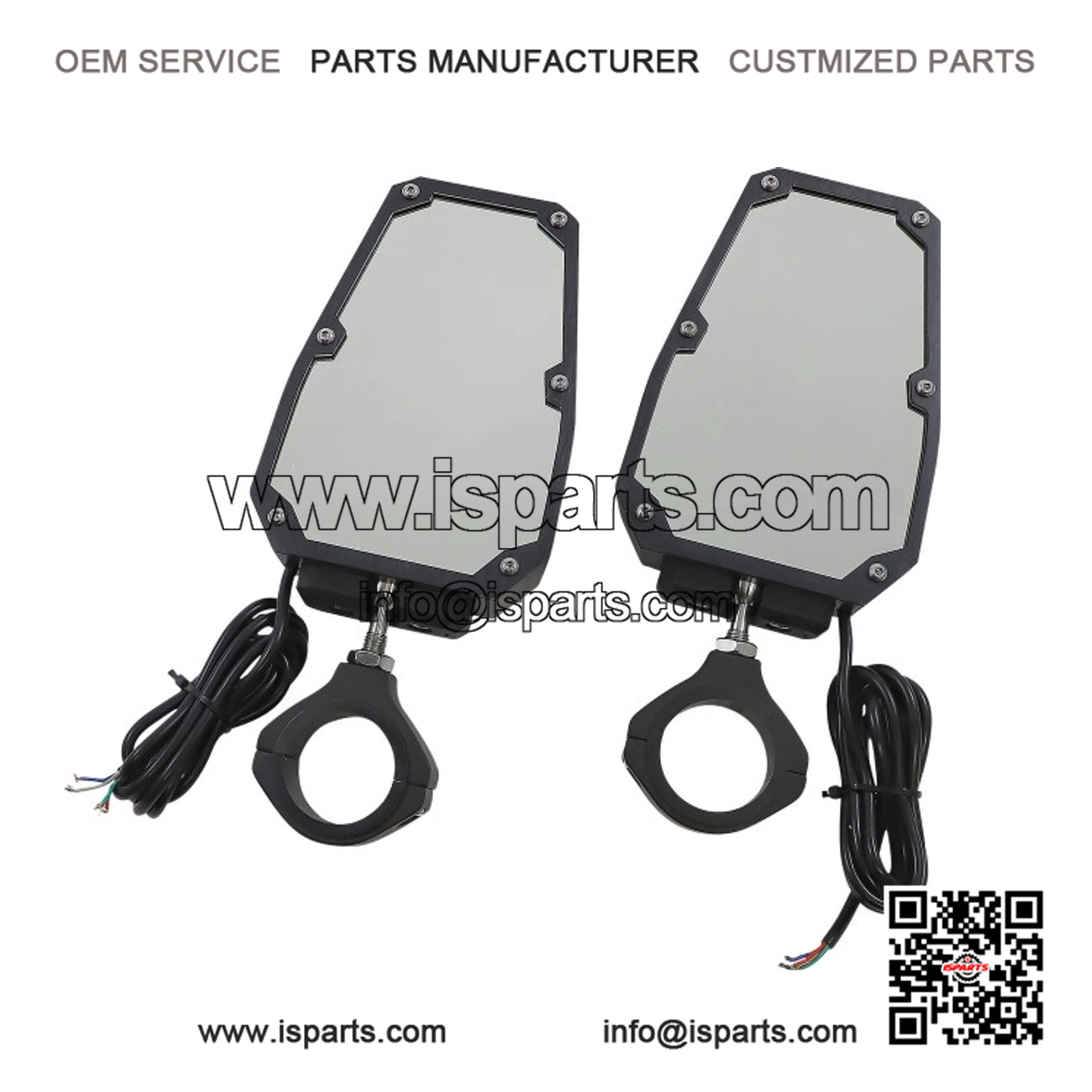 LED Lighted Mirrors for Can-Am UTVs