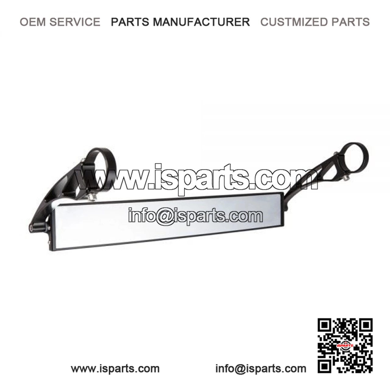 17?? Wide Panoramic Rearview Mirror with 6?? Long Arms for Honda Pioneer/Talon
