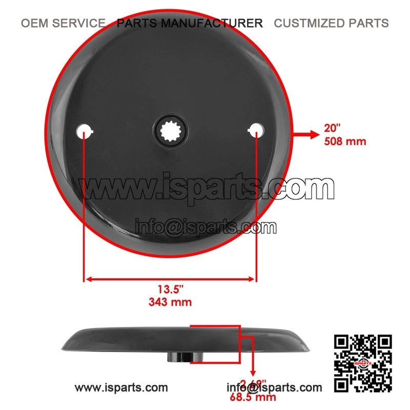 40HP Stump Jumper for King Kutter Rotary Cutters ?C Models P-48-40-P, P-60-40-P, P-72-40-P ?C Part #403031 - Image 2