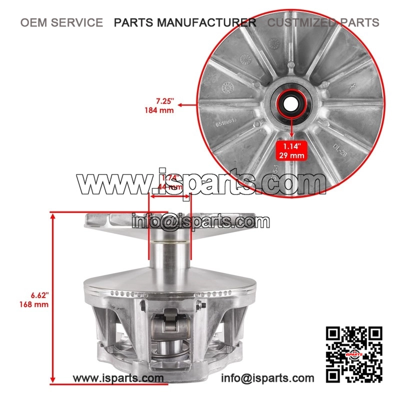 Primary Clutch Assembly with Belt for Polaris ACE 570 (2018-2019) & RZR 570 (2017-2021) - Image 3