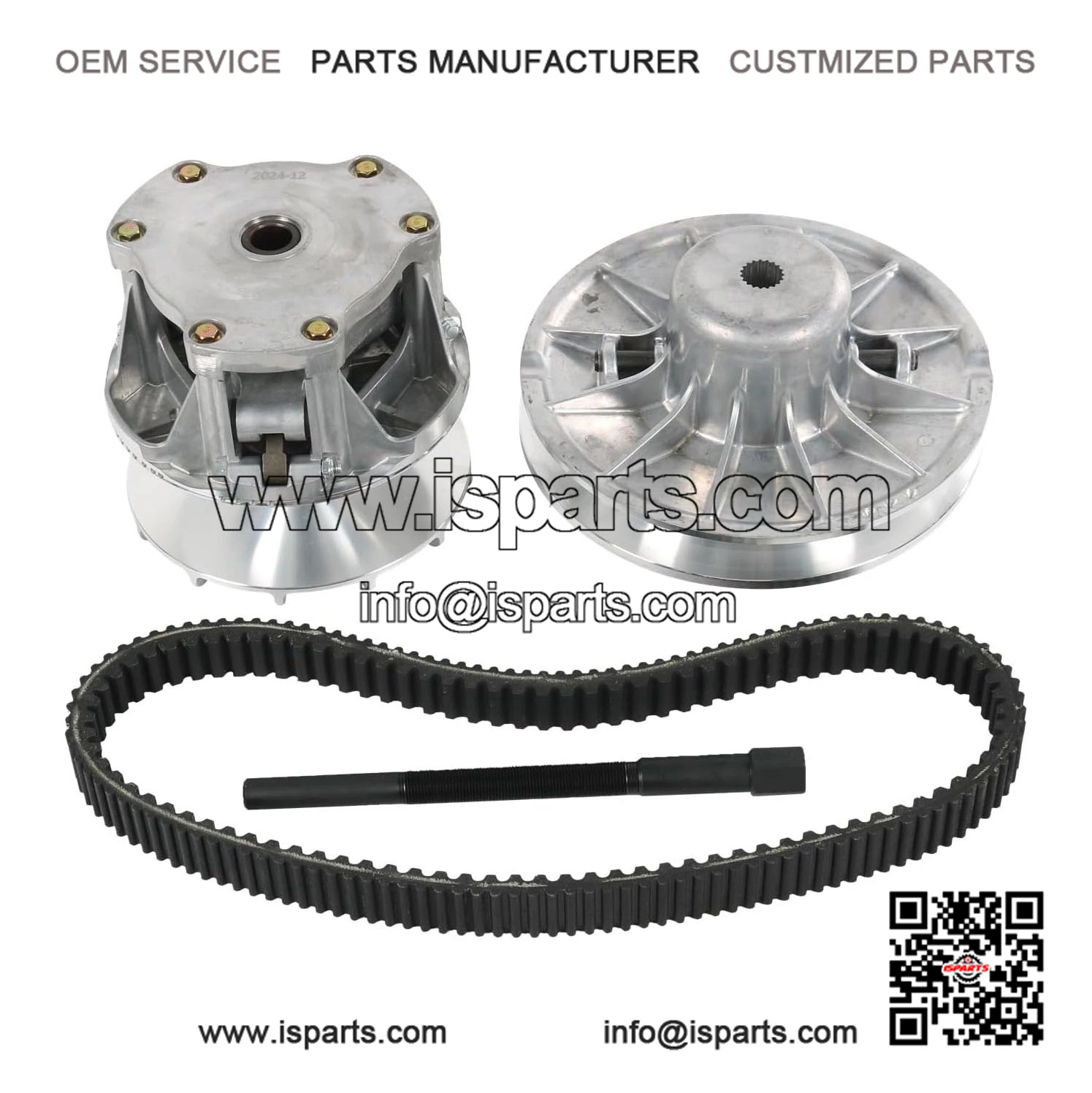 Primary and secondary clutch and drive belt compatible with Polaris Ranger 570 EFI 2014-2017, Ranger Crew 570 EFI 2014 2018-2019, Ranger 500 2017-2021# 1323255, 1323013, 1323119, 1323432