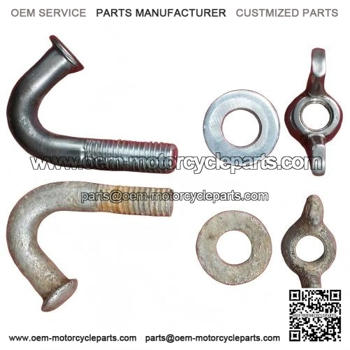 For IH Farmall Cub, Super A, 140 ÿ Side Dresser Hopper Fertilizer Hold Down J Hook Bolt - Image 3