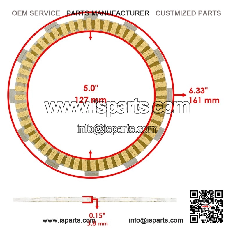 Clutch Friction Plates, Gasket & Springs Kit for Honda CB750F Super Sport (1979-1982) - Image 2