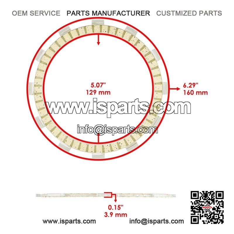 Clutch Friction Plates, Gasket & Springs Kit for Honda CB750F Super Sport (1979-1982) - Image 3