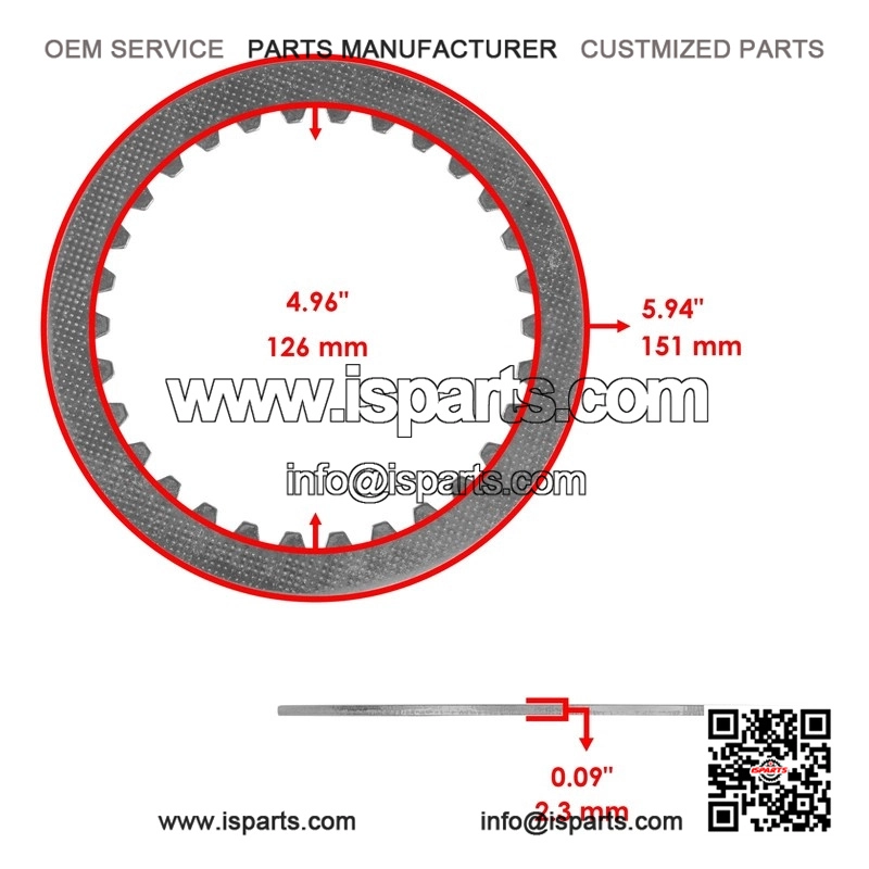 Clutch Friction Steel Plates & Springs Kit for Honda CB900C Custom (1980-1982) - Image 4