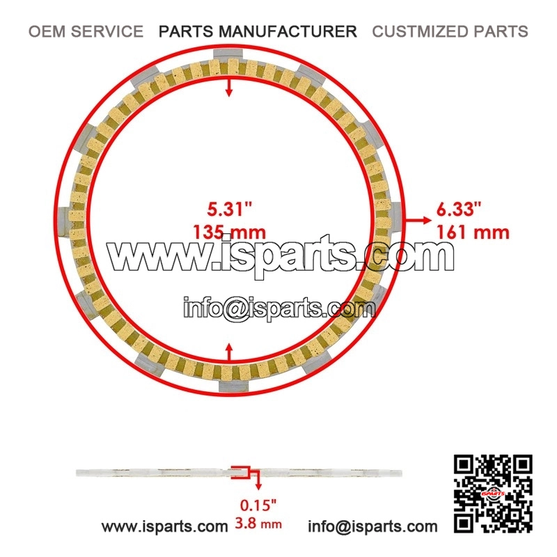 Clutch Friction Plates & Gasket Kit for Suzuki Hayabusa GSX1300R (2022-2024) - Image 2