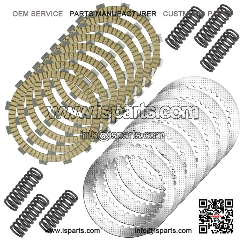 Clutch Friction & Steel Plates Kit for Suzuki RMX450Z (2010 2017-2019) - Includes Springs