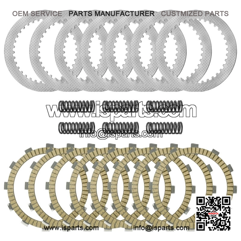 Clutch Friction & Steel Plates Kit for Suzuki RMX450Z (2010 2017-2019) - Includes Springs - Image 2