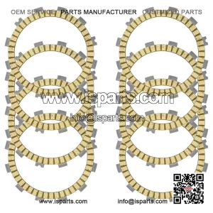 Clutch Friction Plates Set for Kawasaki KX250 KX250X (2021-2026)