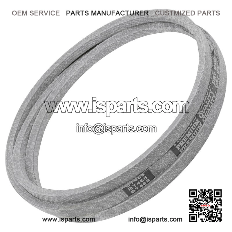 1604406SM 1604406 1721532SM 1607813 1/2" x 83" V-Belt for Simplicity & Allis Chalmers Lawn Tractors - Image 4