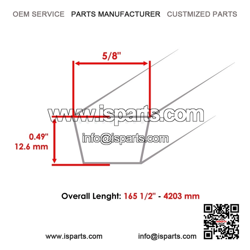 48-Inch Deck Belt for Toro Z Master 74490 74495 Commercial Mowers - Fits 126-7731 133-7075 - Image 2