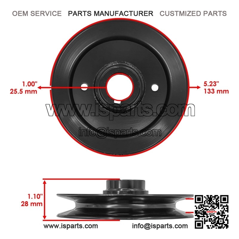 07331067 09242500 Deck Spindle Pulley for Ariens 2552XL 2560XL & Gravely PM144 Mower Models - Image 2