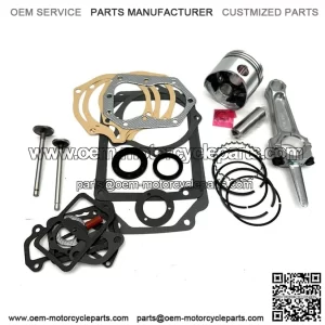 Master Engine Rebuild Kit With Standard Piston And Rod For 10HP K241 and M10