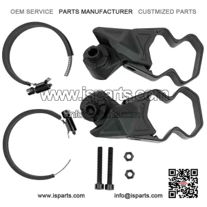 UTV Side Mirror Adapter Kit for Profiled and Round Tube Roll Cages ?C Kawasaki Teryx