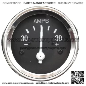 For John Deere 110, 112, 140 Garden Tractor 1968-1974 ÿ Amp Gauge Chrome Ring, Replaces AM312