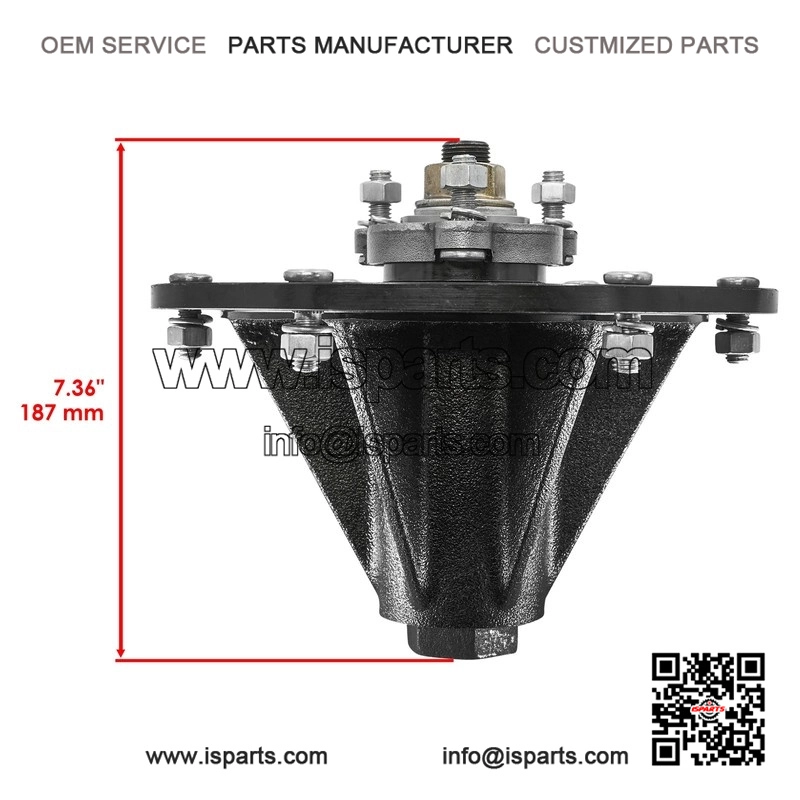 72-Inch Left-Hand Deck Spindle for Toro 74029 74074 7500-D & Z Master 127-0570 - Image 3