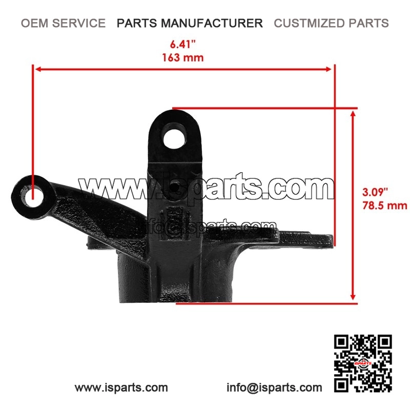 Right Steering Knuckle for Yamaha Grizzly 660 - Replaces 5KM-23502-11-00 5KM-23502-10-00 - Image 3