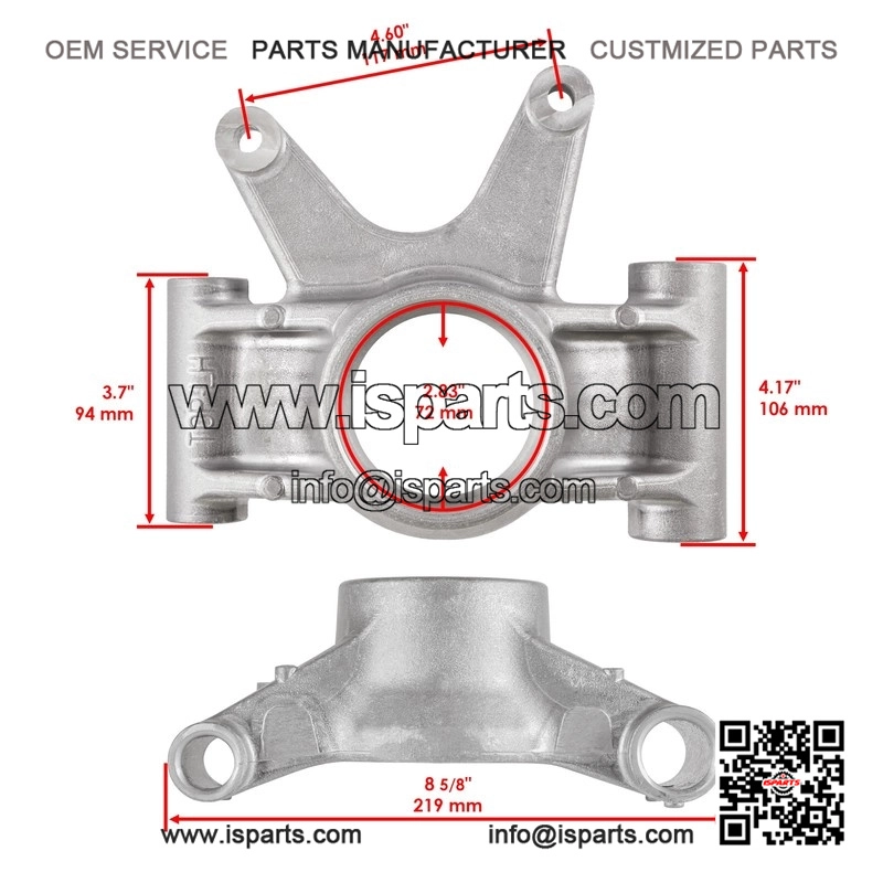 Rear Knuckles & Bearing Bushings Kit for Polaris Scrambler 850 (2013-2021) - Image 2