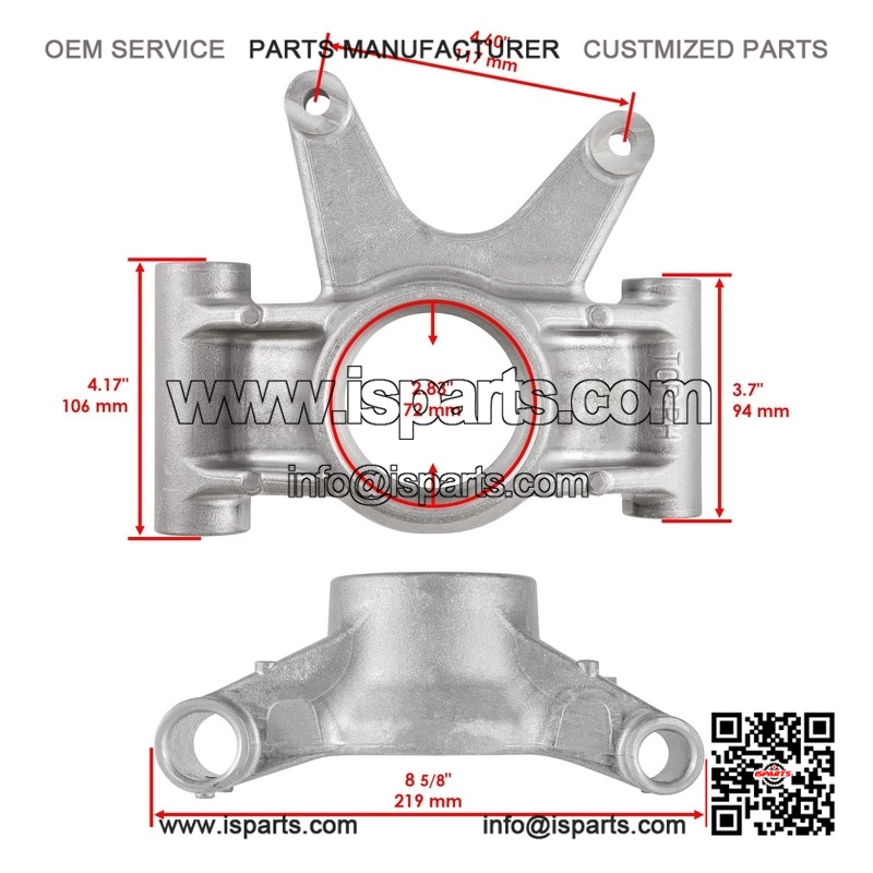 Rear Knuckles & Bearing Bushings Kit for Polaris Scrambler 850 (2013-2021) - Image 3