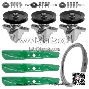 918-06980 942-05052A 954-05078 50-Inch Deck Spindle Blade Kit for MTD & Cub Cadet Riding Mowers