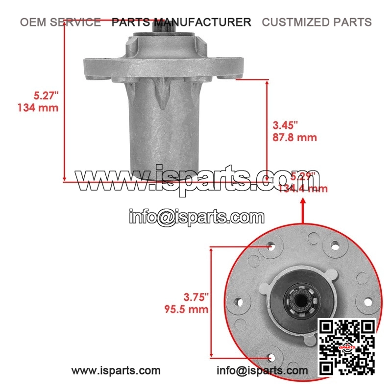 52-Inch Deck Spindle Assembly for Snapper ZTX350 360Z ZT2352 ZT21552 ZT2552 - Replaces 2691410 2691935 - Image 2