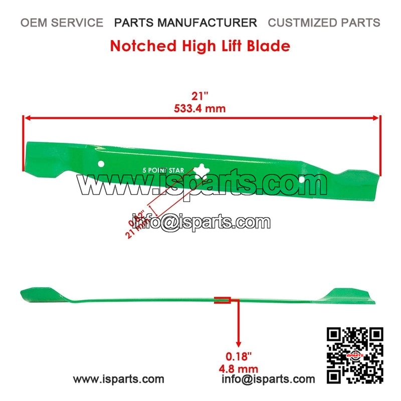42-Inch Deck Blade with Bolt Kit for Poulan PP175G42 PP185A42 PP19A42 Push Mowers - Image 2