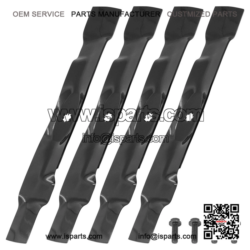 AM141033 M143695 42-Inch Mulching Blade Kit with Bolt for John Deere LT160 LT180 - Image 4