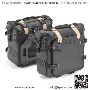 Black Side Bags 50L for QJ MOTOR SRT 600 SX (2024) - Motorcycle Panniers