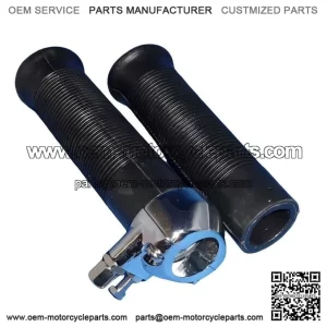 Universal Single Throttle with Grip ?C for 1" Handlebar ?C Customs Bobbers