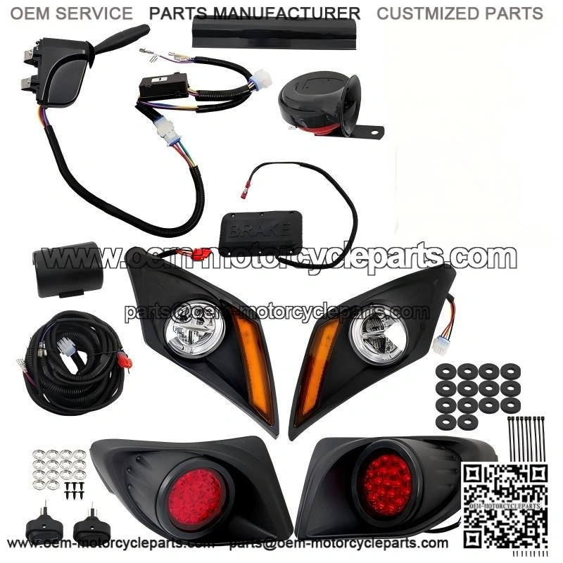 Deluxe LED Street Legal Light Kit for Yamaha Drive2 ?C 2017+