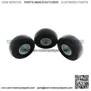 4.10/3.50 X 4 No-Flat Tire ?C 3-Pack for Little Wonder 4164205 Saw Tooth Complete Assembly