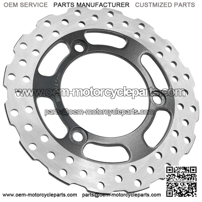 For Kawasaki Ninja 250R EX250J 2008 2009 2010-2012 Rear Brake Disc Rotor With Pad