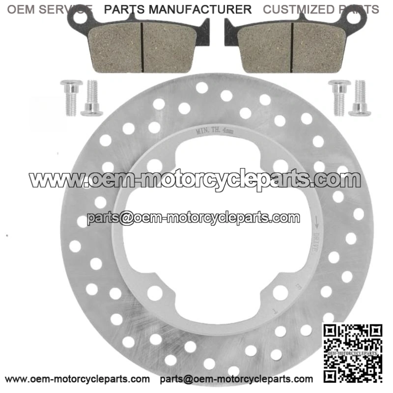For Kawasaki Ninja 250R EX250J 2008 2009 2010 2011 2012 Rear Brake Disc Rotor