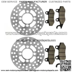For Yamaha Rhino 450 YXR450 4X4 2006-09 Rear Brake Caliper And Disc Rotor With Pad