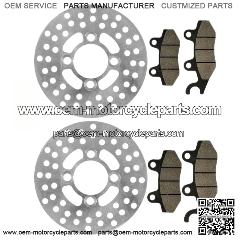 For Yamaha Rhino 450 YXR450 4X4 2006-09 Rear Brake Caliper And Disc Rotor With Pad