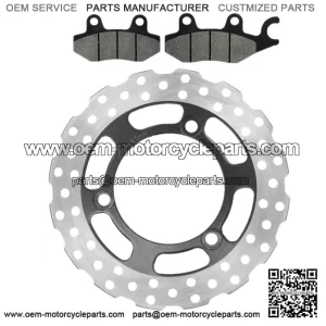 For Yamaha Kodiak 450 YFM450F 4x4 2003 2004 Front Rear Brake Caliper With Disc Pad