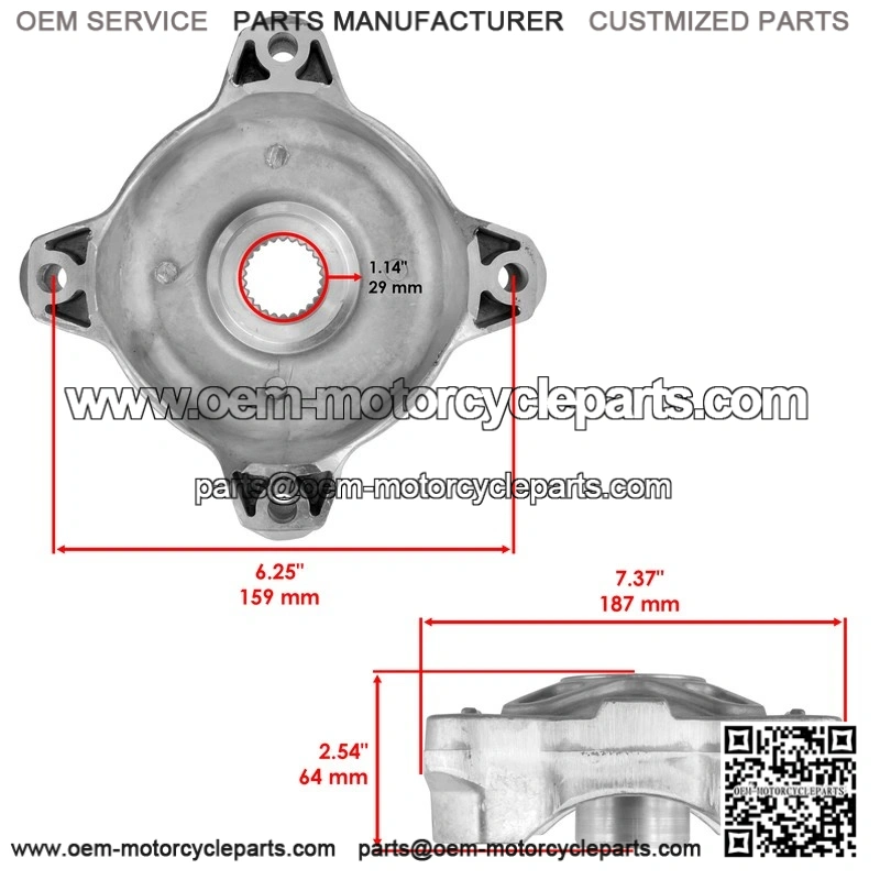 Fits Yamaha 5FK-2582W-00-00 Rear Wheel Brake Disc Rotor - Image 2