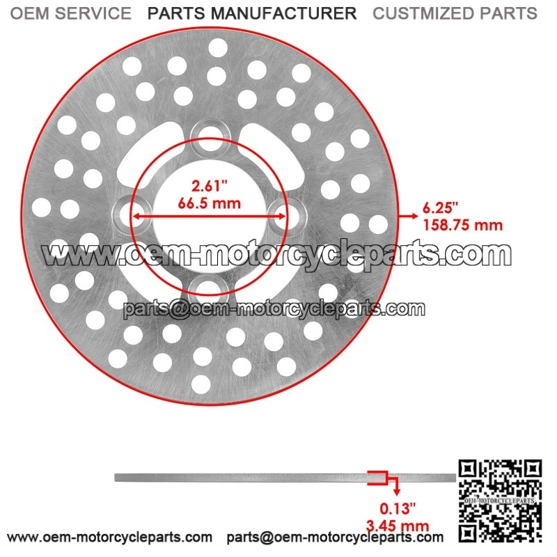 For Honda Fourtrax 400 TRX400EX 1999-04 Rear and Front Brake Disc With Bolt and Caliper - Image 3