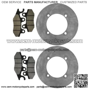 For Yamaha YXE70 YXE85 Wolverine X2 X4 XTR 16-25 Rear Brake Discs and Brake Pads