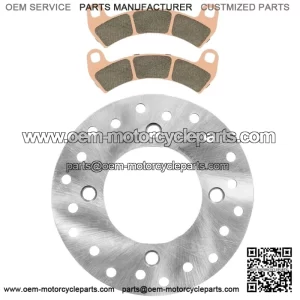 For Honda CRF250R CRF250X 2004-2007 Front and Rear Brake Disc Set With Sintered Pads