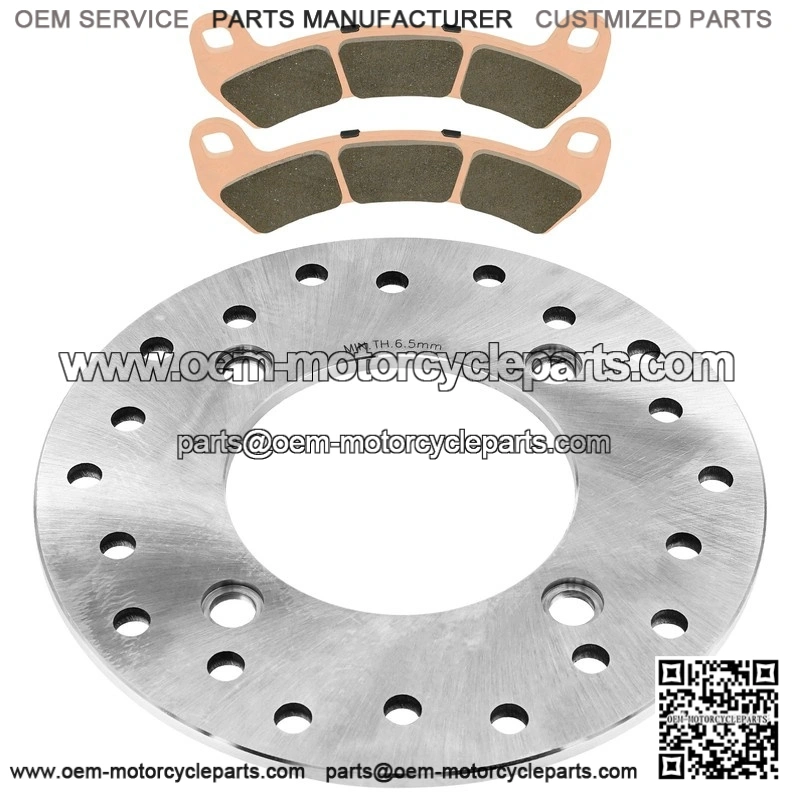 For Honda CRF250R CRF250X 2004-2007 Front and Rear Brake Disc Set With Sintered Pads - Image 3