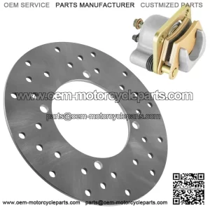 Fits Yamaha YFZ450X 2010 2011 Front and Rear Brake Disc Rotor With Brake Pads